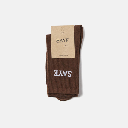 Mid-crew Everyday Socks - Chocolate